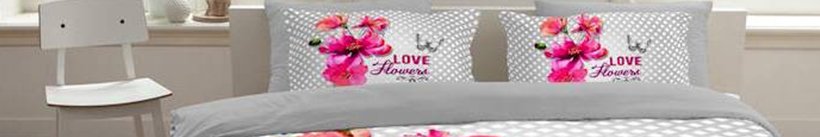 Een dekbedovertrek met bloemen - Soft Flowers