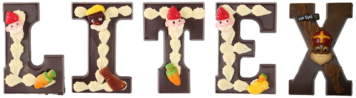 Zoek de chocoladeletters en vind korting in je schoen!