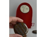 Jizo with Wishing Stone – Tiger Iron Jizo with Wishing Stone – Tiger Iron