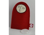 Jizo met wenssteen - Bergkristal Jizo met wenssteen - Bergkristal