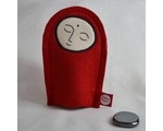 Jizo with Wishing Stone – Hematiet Jizo with Wishing Stone – Hematiet