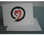 greetings cards Sumi-e Zen-Circle greetings cards Sumi-e Zen-Circle
