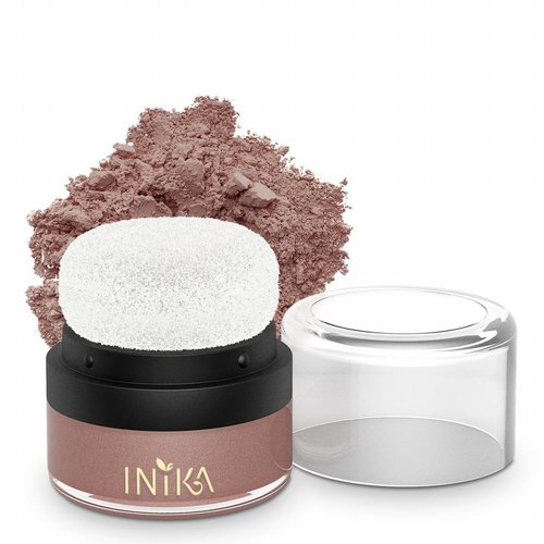 Inika Mineral Blusher Puff Pot Rosy Glow Inika Mineral Blusher Puff Pot Rosy Glow