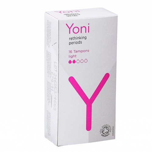 Yoni Tampons Biologisch Katoen Light Yoni Tampons Biologisch Katoen Light