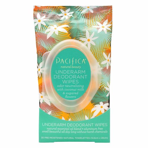 Pacifica Deodorant Wipes Sugared Flowers Pacifica Deodorant Wipes Sugared Flowers