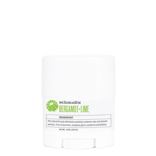 Schmidt's Naturals Deodorant Travel Stick Bergamot & Lime Schmidt's Naturals Deodorant Travel Stick Bergamot & Lime