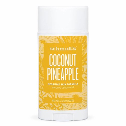 Schmidt's Naturals Deodorant Stick Sensitive Coconut Pineapple Schmidt's Naturals Deodorant Stick Sensitive Coconut Pineapple