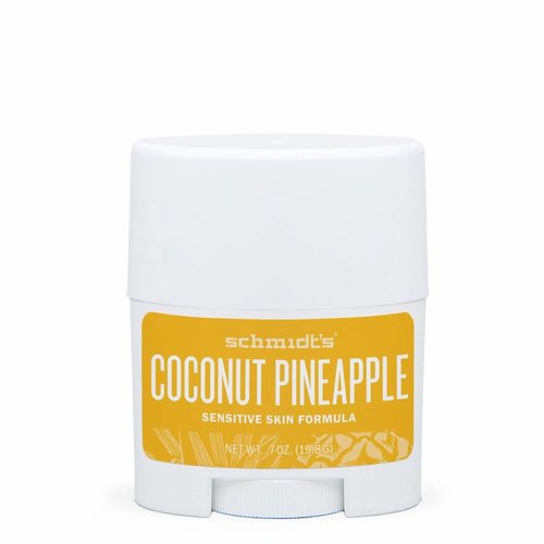 Schmidt's Naturals Deodorant Travel Stick Sensitive Coconut Pineapple Schmidt's Naturals Deodorant Travel Stick Sensitive Coconut Pineapple