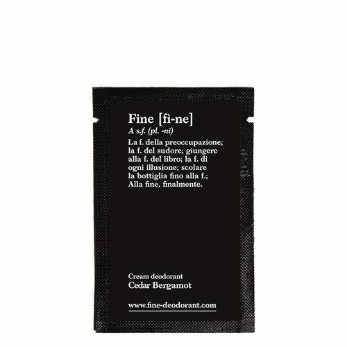 Fine Cream Deodorant Cedar Bergamot Sample Fine Cream Deodorant Cedar Bergamot Sample