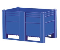 DOLAV Palettenbox 1200x800x740 • 500L blau geschlossen DOLAV Palettenbox 1200x800x740 • 500L blau geschlossen