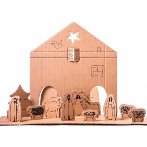 Dutch fire nativity scene Dutch fire nativity scene