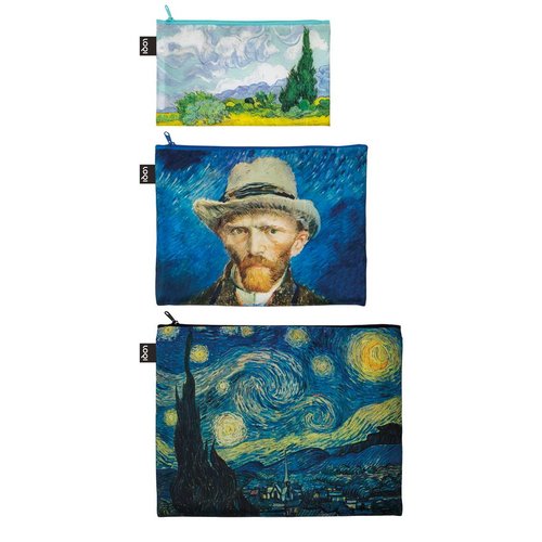 3 poches zippées van Gogh 3 poches zippées van Gogh