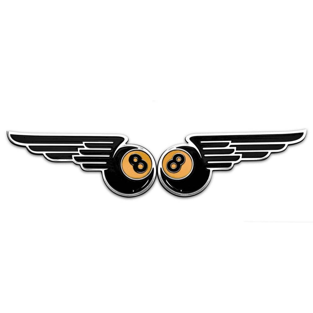 Motone Winged 8Ball Badges Caferaceronderdelen.nl