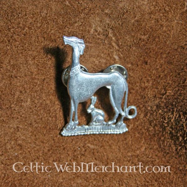 Medieval hare and hound badge
