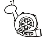 Boosted sticker Boosted sticker