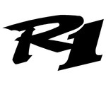 R1 logo sticker R1 logo sticker