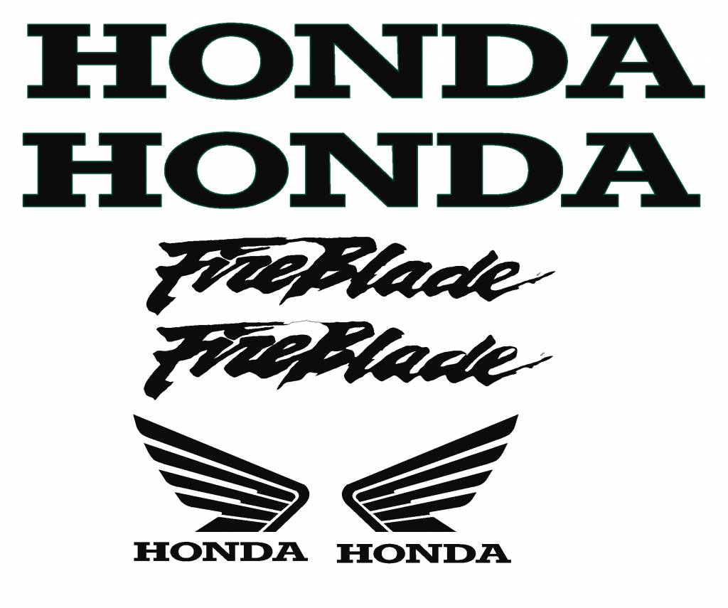 Honda Honda Fireblade Stickers Stickerloods