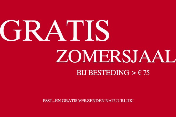 Gratis zomersjaal