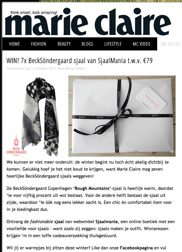 Marie-Claire Mail & Win
