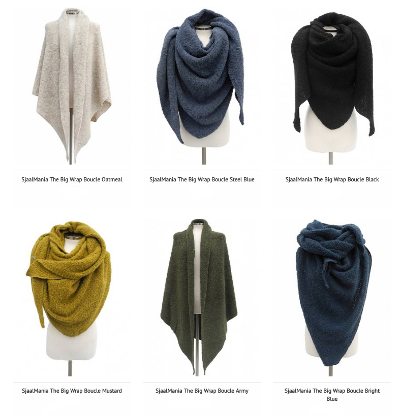 Alpaca Sjaal Multicolor MosGroen met grijze hints Accessoires Sjaals & omslagdoeken Sjaals & omslagdoeken 