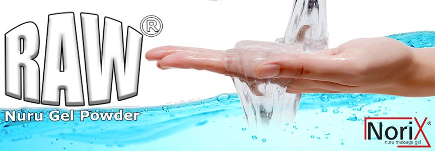De Nuru RAW, een massage gel in poedervorm