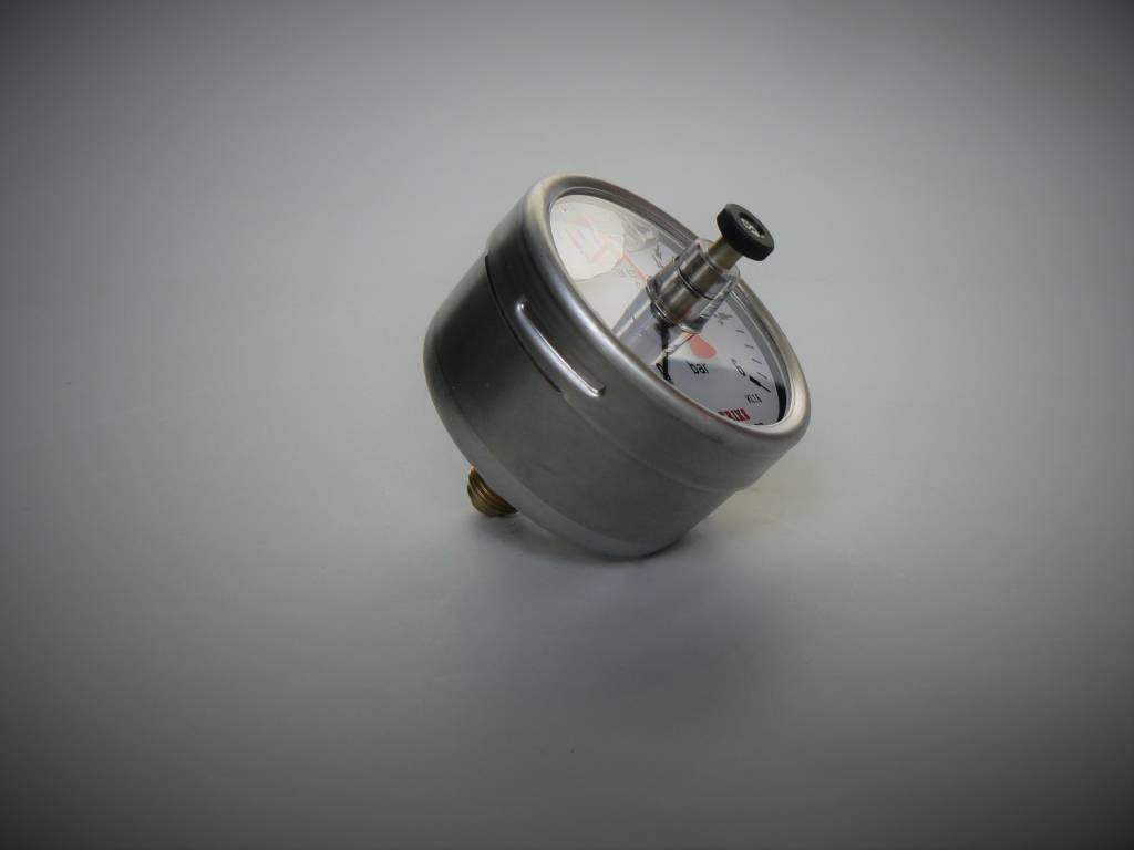 KOKS KO120516 Pressure Gauge 0/6 Bar. Ø63mm. + drag pointer