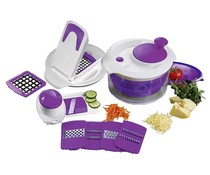 Enrico Slacentrifuge, raspen en accessoires (lila/wit) Enrico Slacentrifuge, raspen en accessoires (lila/wit)