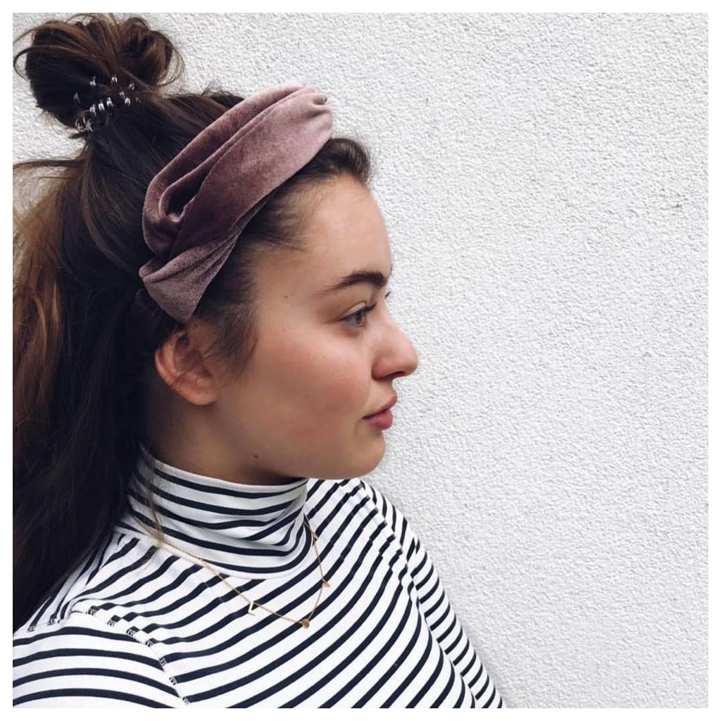 Oh Yes, een velvet haarband is tha bomb!