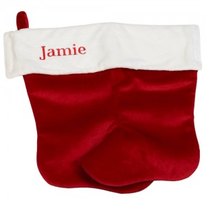 Embroiderable christmas stocking