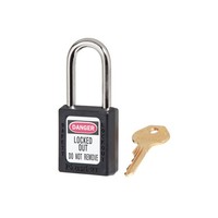 Zenex safety padlock black 410BLK - 410KABLK