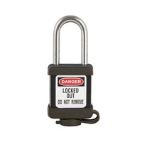 Zenex safety padlock black 410BLK - 410KABLK