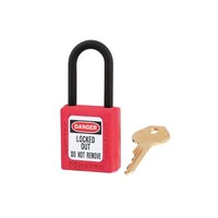 Zenex veiligheidshangslot rood 406RED - 406KARED