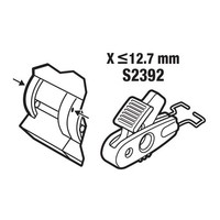 Leitungsschultzschalter-Verriegelung < 12,7mm S2392