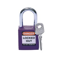 Nylon veiligheidshangslot paars 813637