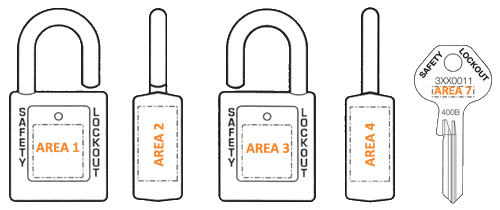 S33 Master Lock Thermoplastic Safety Padlock - Lockout Tagout