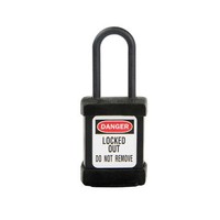 Zenex veiligheidshangslot zwart S32BLK - S32KABLK
