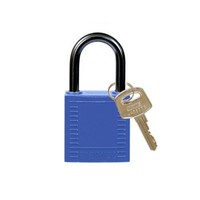Nylon Kompakte Sicherheits-vorhängeschloss blau 814114