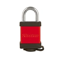 Aluminium safety padlock red S6835RED