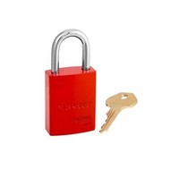 Aluminium safety padlock red S6835RED