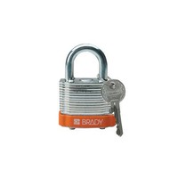 Sicherheits-vorhängeschloss Stahl orange 814091