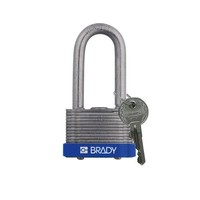 Sicherheits-vorhängeschloss Stahl blau 814104