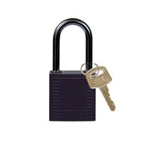 Nylon compact veiligheidshangslot zwart 814125