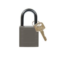 Nylon compact veiligheidshangslot grijs 814123
