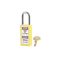 Zenex safety padlock yellow 411YLW - 411KAYLW