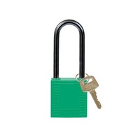 Nylon compact veiligheidshangslot groen 814138