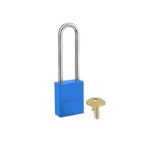 Sicherheitsvorhängeschloss aus Aluminium blau S6835LTBLU