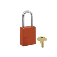 Aluminium safety padlock orange S6835LFORJ