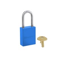 Sicherheitsvorhängeschloss aus Aluminium blau S6835LFBLU