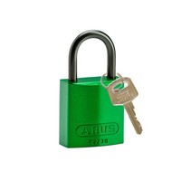 Geanodiseerd aluminium veiligheidshangslot groen 834860