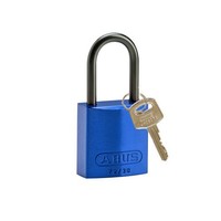 Geanodiseerd aluminium veiligheidshangslot blauw 834862